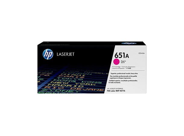 Toner HP CE343A 16K rød 651A serie 